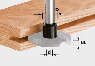 Frēzes vārpsta 499805 S8 1,5-5 D14 Festool cena un informācija | Rokas instrumenti | 220.lv