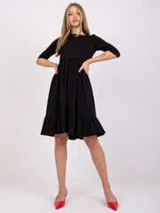 Платье для женщин, чёрное цена и информация | Платья | 220.lv