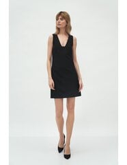 Черное платье с глубоким декольте - S173 цена и информация | Платья | 220.lv