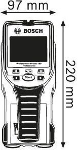 Metāla detektors Bosch D-Tect 150 cena un informācija | Metāla detektori | 220.lv