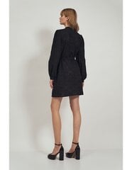 Кружевное черное платье на воротнике-стойке - S167 цена и информация | Платья | 220.lv