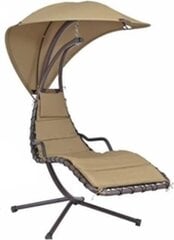 Подвесное кресло Saska Garden Lea, коричневое цена и информация |  Садовые стулья, кресла, пуфы | 220.lv