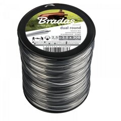 Trimmera aukla Bradas RIPPER DUAL Round, 3,0mm x 308m (2,5kg) цена и информация | Запчасти для садовой техники | 220.lv