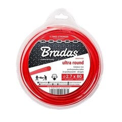 Леска для триммера Bradas ULTRA Round, 3,0 мм x 62 м (0,45 кг) цена и информация | Запчасти для садовой техники | 220.lv