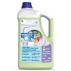 Veļas mazgāšanas līdzeklis ar fermentiem, Sanitec WASHDET White Musk, 5L (2) cena un informācija | Veļas mazgāšanas līdzekļi | 220.lv