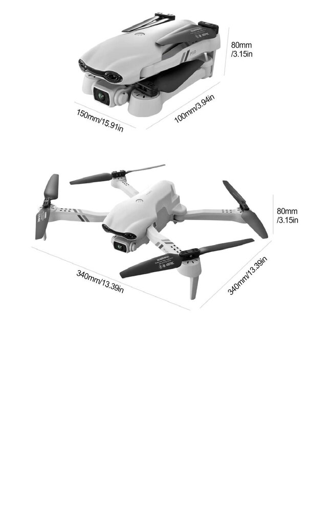 F10 Aerofotografēšanas drons ar 6K dubultkameru цена и информация | Droni | 220.lv