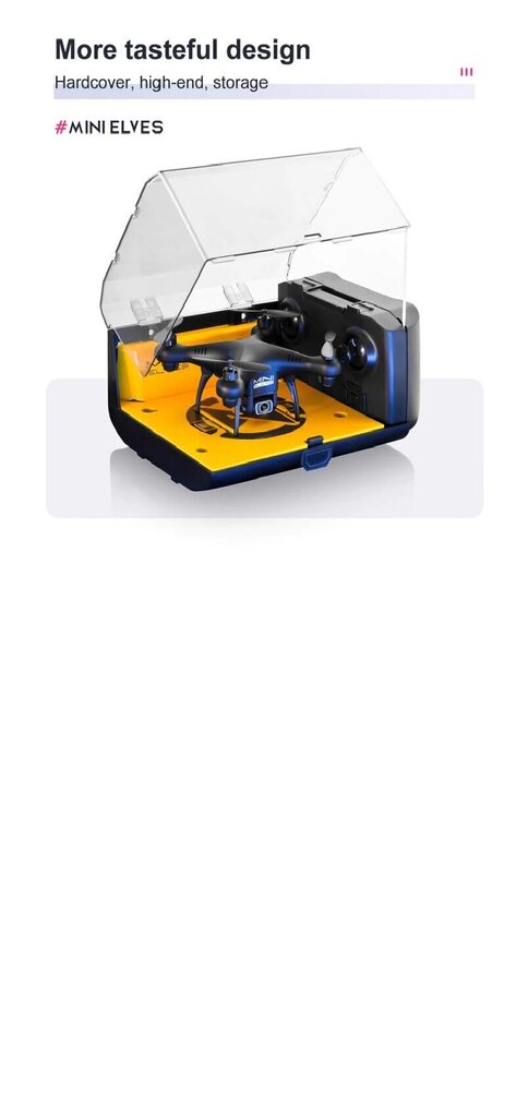 Jauna Mini Drone 4K HD kamera Wifi Fpv Luchtdruk Hoogte Hold cena un informācija | Droni | 220.lv