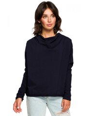B094 Džemperis ar izgriezumu aizmugurē - tumši zils cena un informācija | Sieviešu džemperi | 220.lv