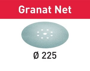 Slīpēšanas siets Granat Net 203314 STF D225 P120 GR NET/25 Festool cena un informācija | Slīpmašīnas | 220.lv