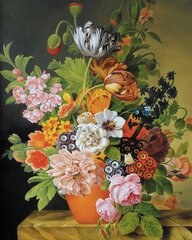 Komplekts gleznošana pēc numuriem 40x50 cm "Classic bouquet" cena un informācija | Gleznas pēc numuriem | 220.lv