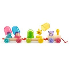 Деревянный поезд - Радужный поезд, DJECO DJ06326 цена и информация | Игрушки для малышей | 220.lv