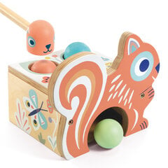 Sitamā koka rotaļlieta – Vāvere, DJECO DJ06124 cena un informācija | Rotaļlietas zīdaiņiem | 220.lv
