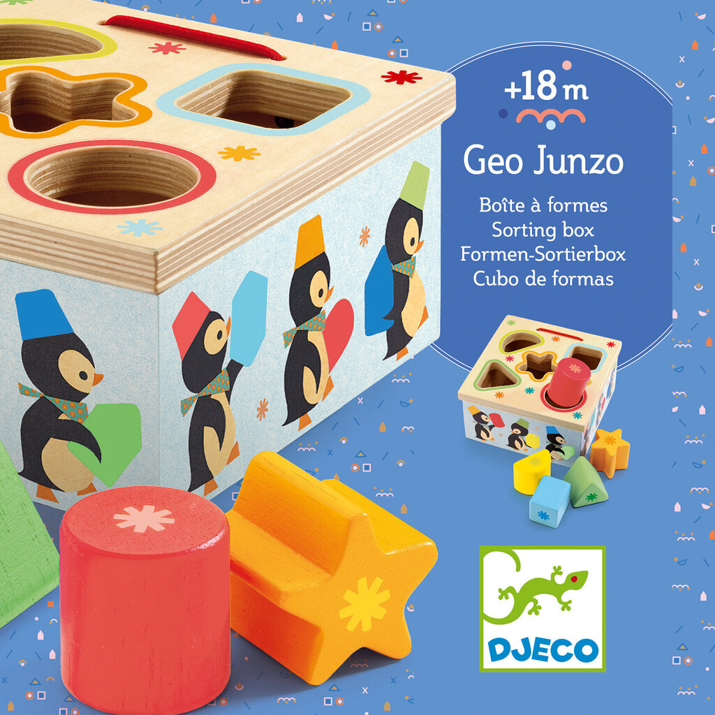 Formiņu šķirotājs - Pingvīni, DJECO DJ06409 цена и информация | Rotaļlietas zīdaiņiem | 220.lv