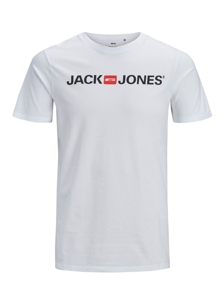 Vīriešu T-krekls, JACK & JONES 12137126*03, balts cena un informācija | Vīriešu T-krekli | 220.lv
