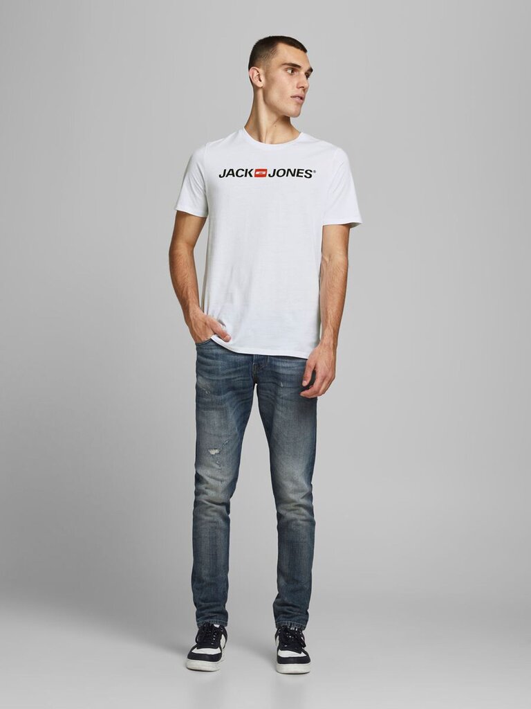 Vīriešu T-krekls, JACK & JONES 12137126*03, balts цена и информация | Vīriešu T-krekli | 220.lv