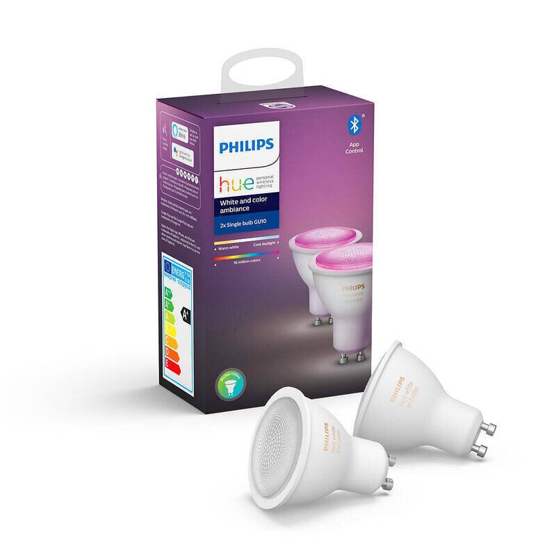 LED spuldze Philips Hue GU10 5.7W 350 lm cena un informācija | Spuldzes | 220.lv