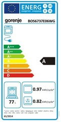 Духовка Gorenje BOS6737E06WG цена и информация | Духовки | 220.lv