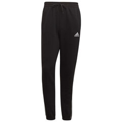 Мужские спортивные штаны Adidas Essentials Tapered Elasticcuff 3 Stripes Pant M GK8822, черные цена и информация | Мужская спортивная одежда | 220.lv