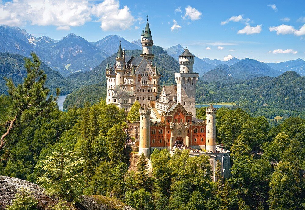 Castorland puzle Neuschwanstein Castle, Germany 500 det цена и информация | Puzles, 3D puzles | 220.lv