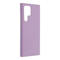 Maciņš Mercury Silicone Case Samsung Galaxy S22 Ultra, violets cena un informācija | Telefonu vāciņi, maciņi | 220.lv