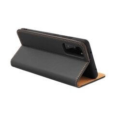 Кожаный чехол Forcell SMART PRO для Xiaomi Redmi Note 10 / Note 10s / Poco M5s, черный цена и информация | Чехлы для телефонов | 220.lv