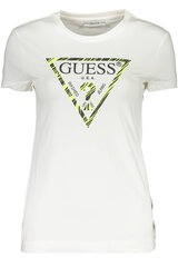 Футболка женская Guess Jeans W0YI98J1300, белая цена и информация | Женские футболки | 220.lv