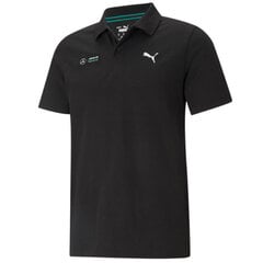 Polo krekls vīriešiem Puma Mercedes F1 Essentials 599622-01, melns cena un informācija | Sporta apģērbs vīriešiem | 220.lv