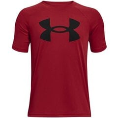 Мужская спортивная футболка Under Armor Y Tech Big Logo SS1363283600, красная цена и информация | Мужская спортивная одежда | 220.lv