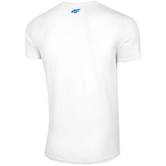 Vīriešu T-krekls 4F M H4L21-TSM021 10S, balts cena un informācija | Vīriešu T-krekli | 220.lv
