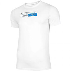 Vīriešu T-krekls 4F M H4L21-TSM021 10S, balts cena un informācija | Vīriešu T-krekli | 220.lv