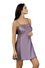 Атласная ночная сорочка Lega SN02, фиолетовый цена и информация | Женские пижамы, ночнушки | 220.lv