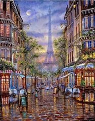 Dimanta mozaīka 40x50 cm "Montmartre Paris" cena un informācija | Dimantu mozaīkas | 220.lv