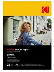 Glancēts fotopapīrs Kodak Picture Paper 9891266, A4, 230g/m², 25 lapas цена и информация | Тетради и бумажные товары | 220.lv