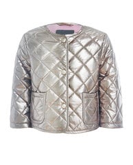 Золотистая стеганая куртка для девочек «Gulliver» цена и информация | Куртки, пальто для девочек | 220.lv