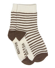 Коричневые носки в полоску для мальчиков «Gulliver» цена и информация | Носки, колготки для мальчиков | 220.lv