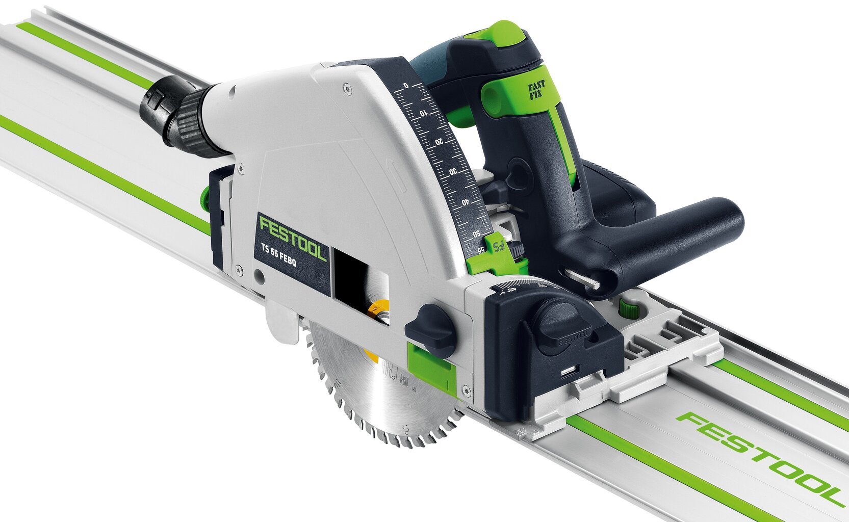 Ripzāģis 577010 TS 55 FEBQ-Plus-FS Festool cena un informācija | Zāģi, ripzāģi | 220.lv