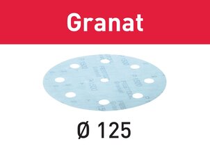 Slīpripa Granat 497179 STF D125/8 P800 GR/50 Festool cena un informācija | Rokas instrumenti | 220.lv