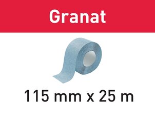 Smilšpapīra rullis Granat 201103 115x25m P40 GR Festool cena un informācija | Rokas instrumenti | 220.lv