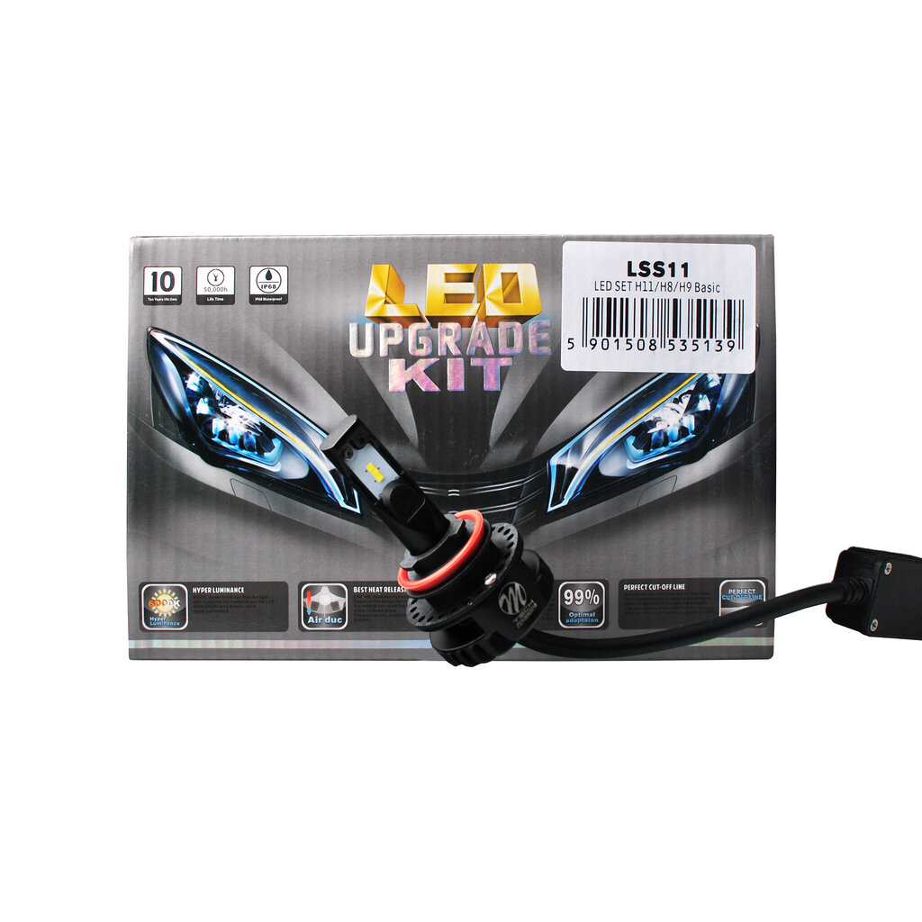 H11/H8/H9 LED Automobiļu spuldzes, komplekts 2 gab. цена и информация | Auto spuldzes | 220.lv