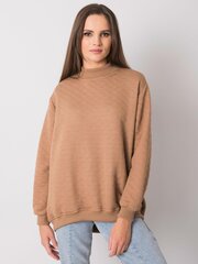 Sieviešu džemperis bez kapuces, brūns cena un informācija | Jakas sievietēm | 220.lv