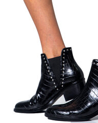 Ботинки женские Steve Madden, черные цена и информация | Женские сапоги | 220.lv