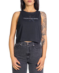 Футболка для женщин Calvin Klein Jeans, черная цена и информация | Женские футболки | 220.lv