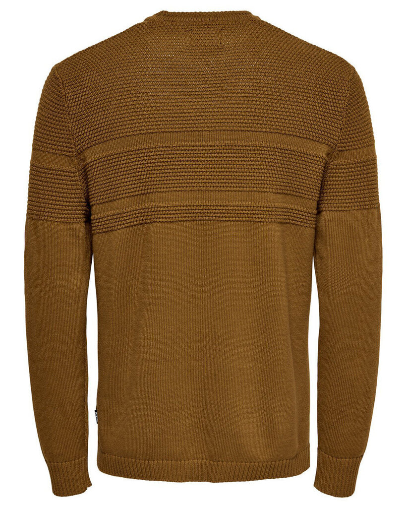 Džemperis vīriešiem Only & Sons, brūns cena un informācija | Vīriešu džemperi | 220.lv