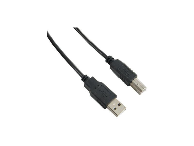4World 05351 USB 2.0 A-plug AM-BM Printera vads Kabelis 1.4m Melns цена и информация | Kabeļi un vadi | 220.lv