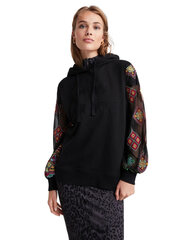 свитер desigual 24swjf08 24SWJF08_NE2000_L цена и информация | Женские толстовки | 220.lv