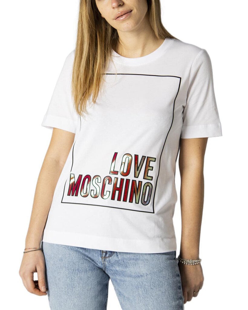 T-krekls sievietēm Love Moschino G-342771, balts cena un informācija | T-krekli sievietēm | 220.lv