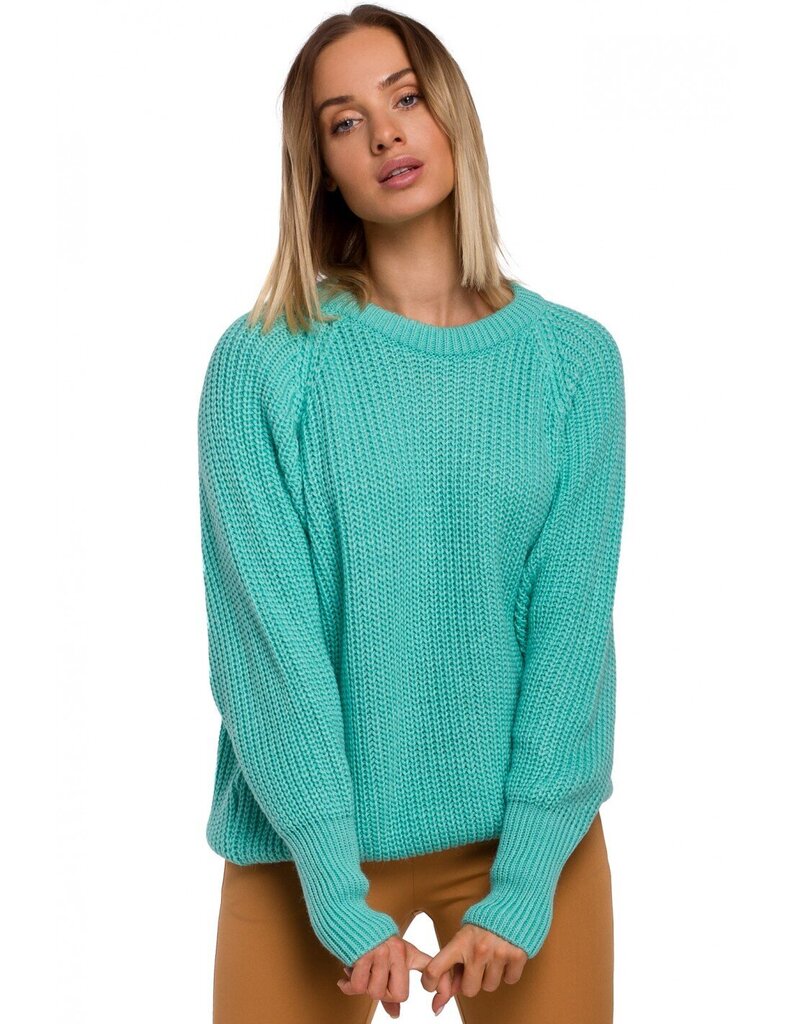 Sieviešu džempers M537 - akvamarīns cena un informācija | Sieviešu džemperi | 220.lv