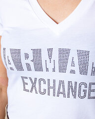 Футболка женская Armani Exchange 190399, белая цена и информация | Женские футболки | 220.lv