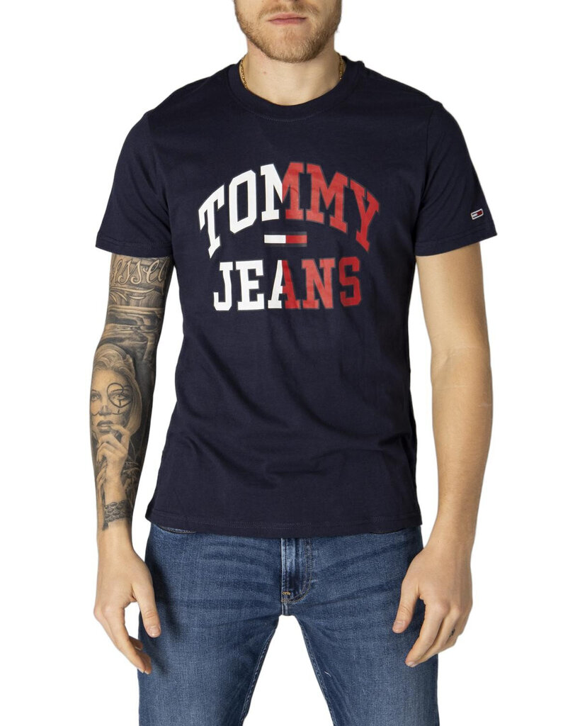 T-krekls vīriešiem Tommy Hilfiger Jeans 344281, zils cena un informācija | Vīriešu T-krekli | 220.lv