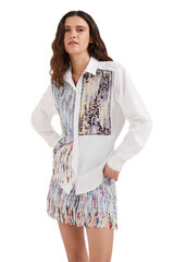 Женская рубашка Desigual BFNG343983, белая цена и информация | Женские блузки, рубашки | 220.lv